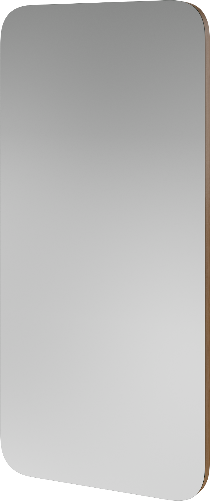 Lustro obdĺžnikové VALA rám z dubového dyhy