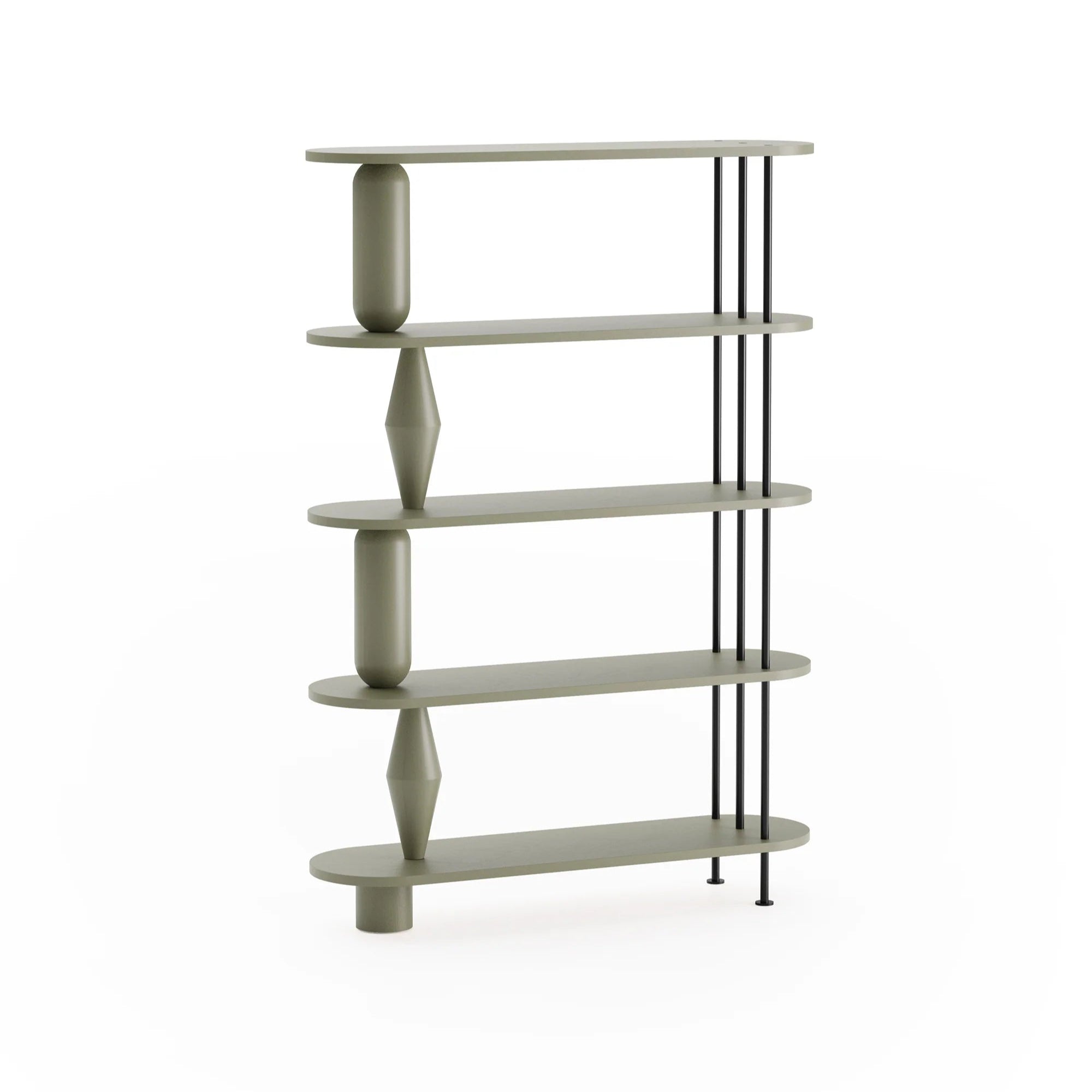 Regál VAZOO olivové dubové drevo