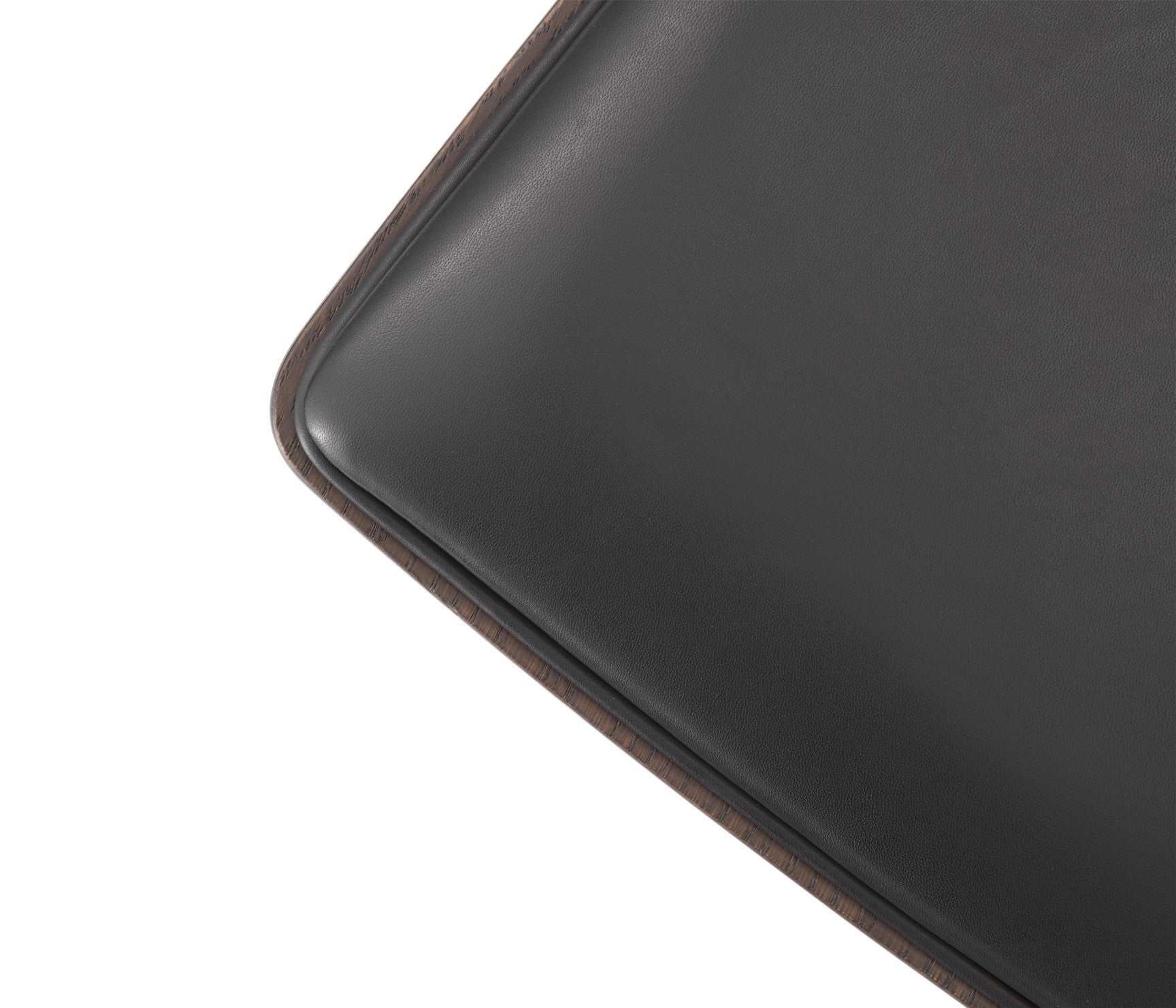 CABIN chair black leather with dark oak base [Antonina] [Amelia spr]