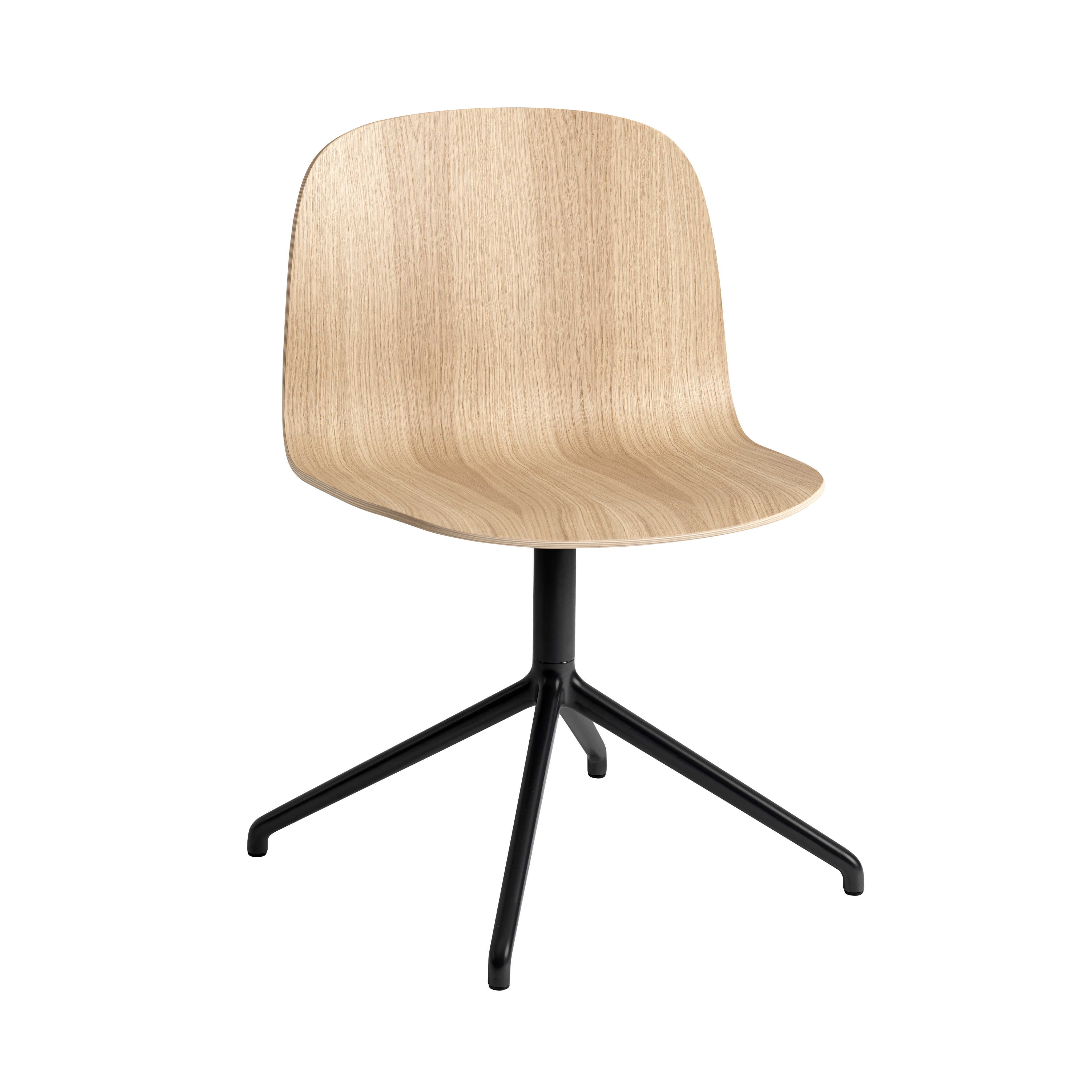 Personalizované otočné kreslo VISU WIDE s preglejkovým sedadlom
