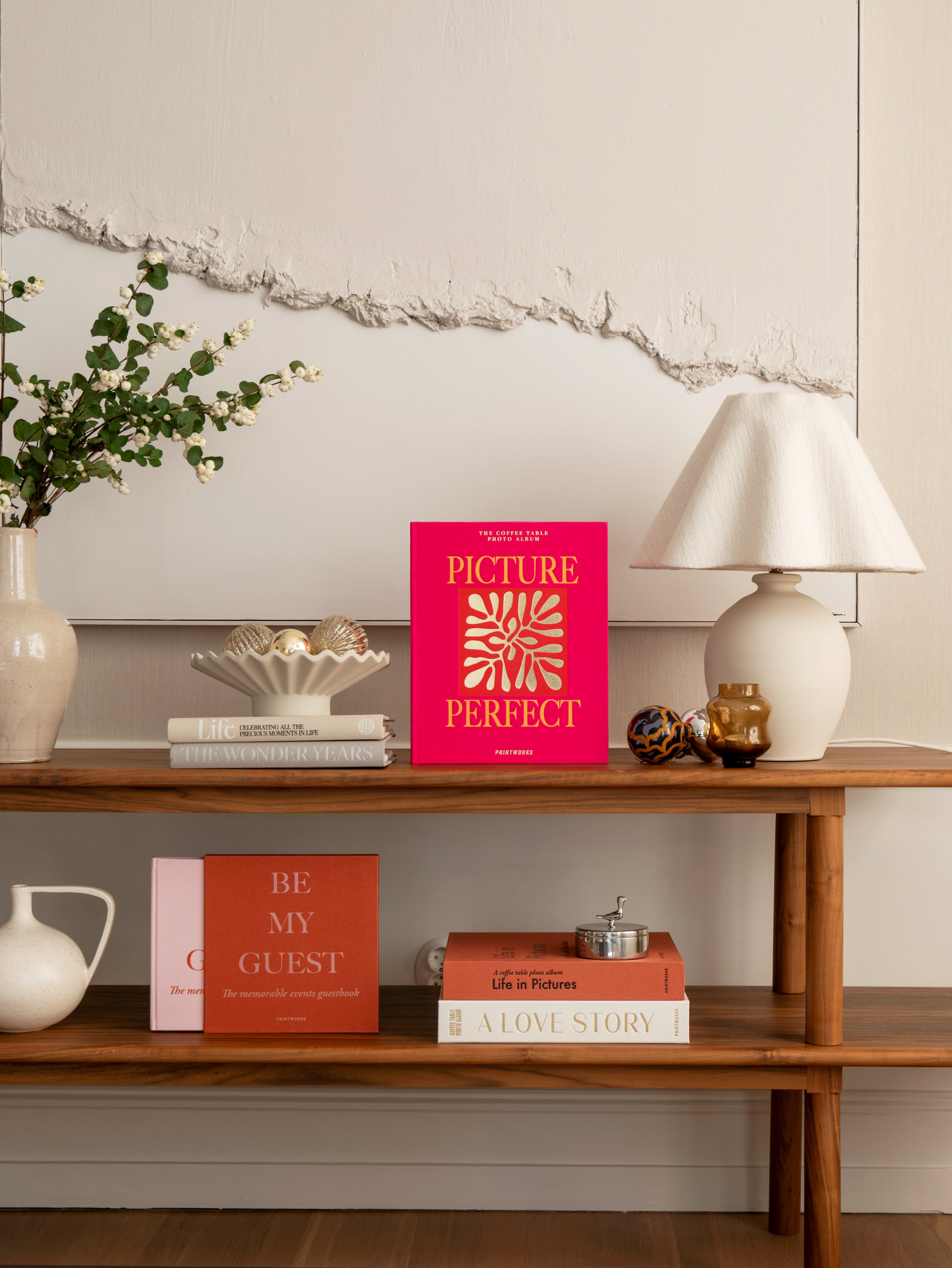 Album na fotografie PICTURE PERFECT ružový so zlatým