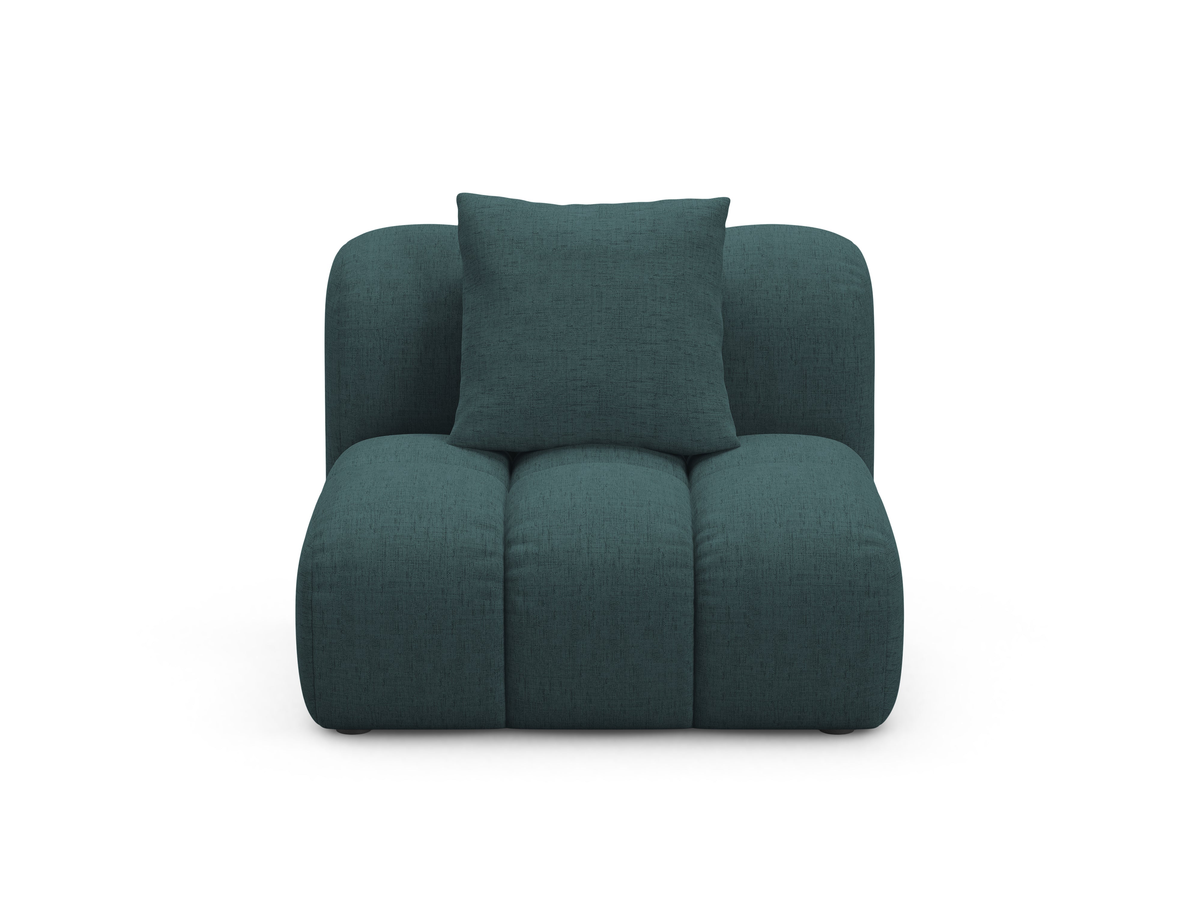 Armchair / module ASTRO turquoise chenille