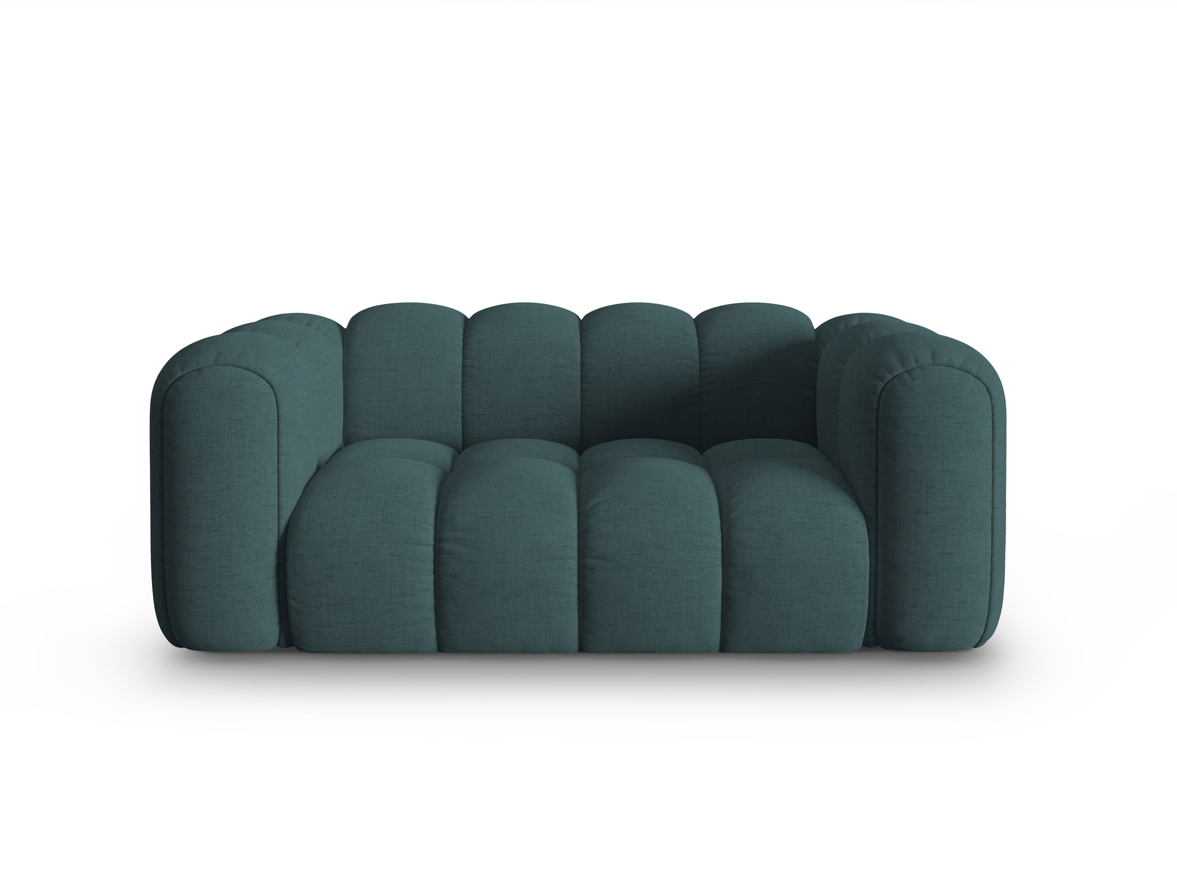 2-seater Sofa ASTRO turquoise chenille