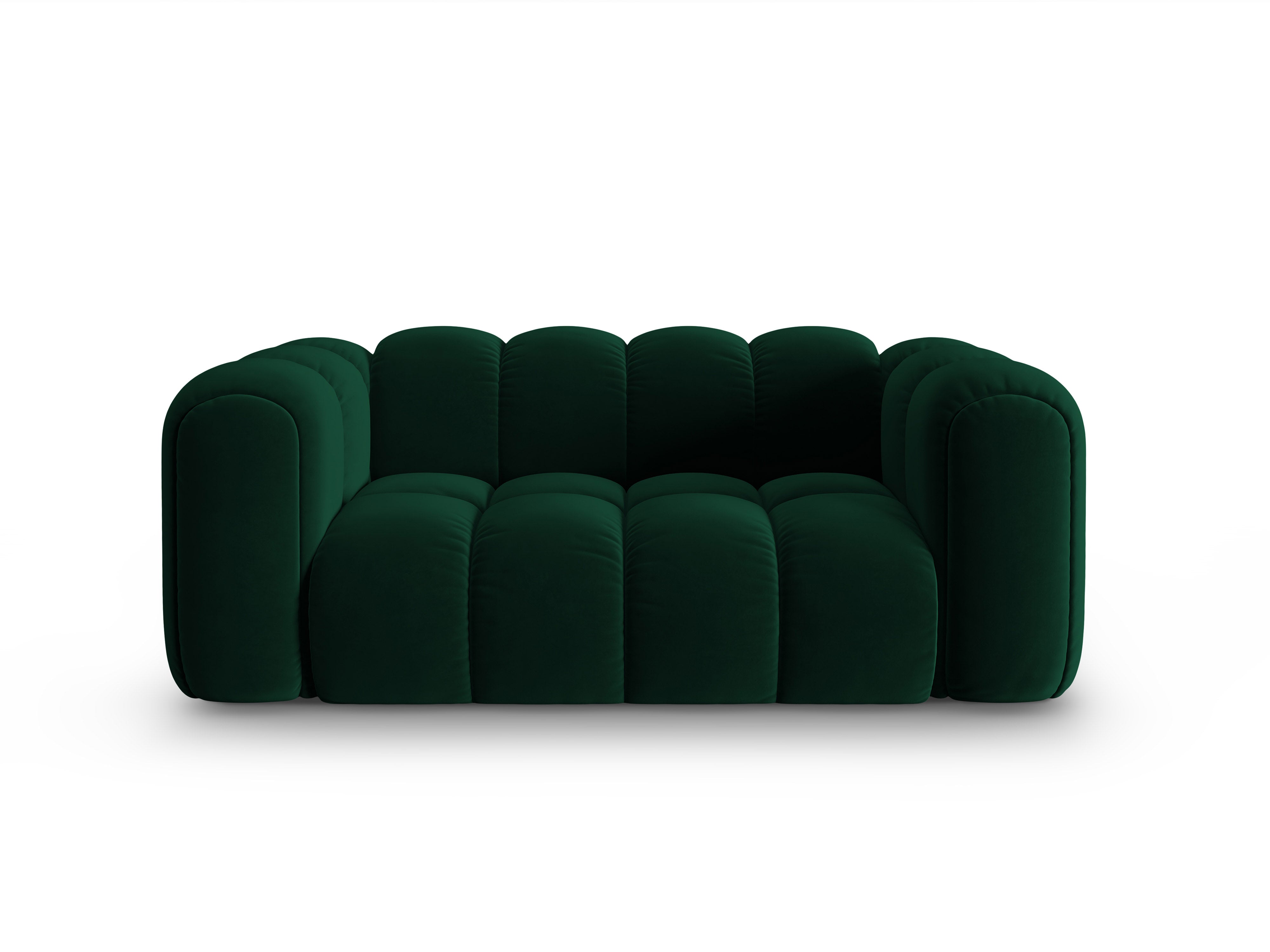 Velvet 2-Seater Sofa ASTRO Bottle Green