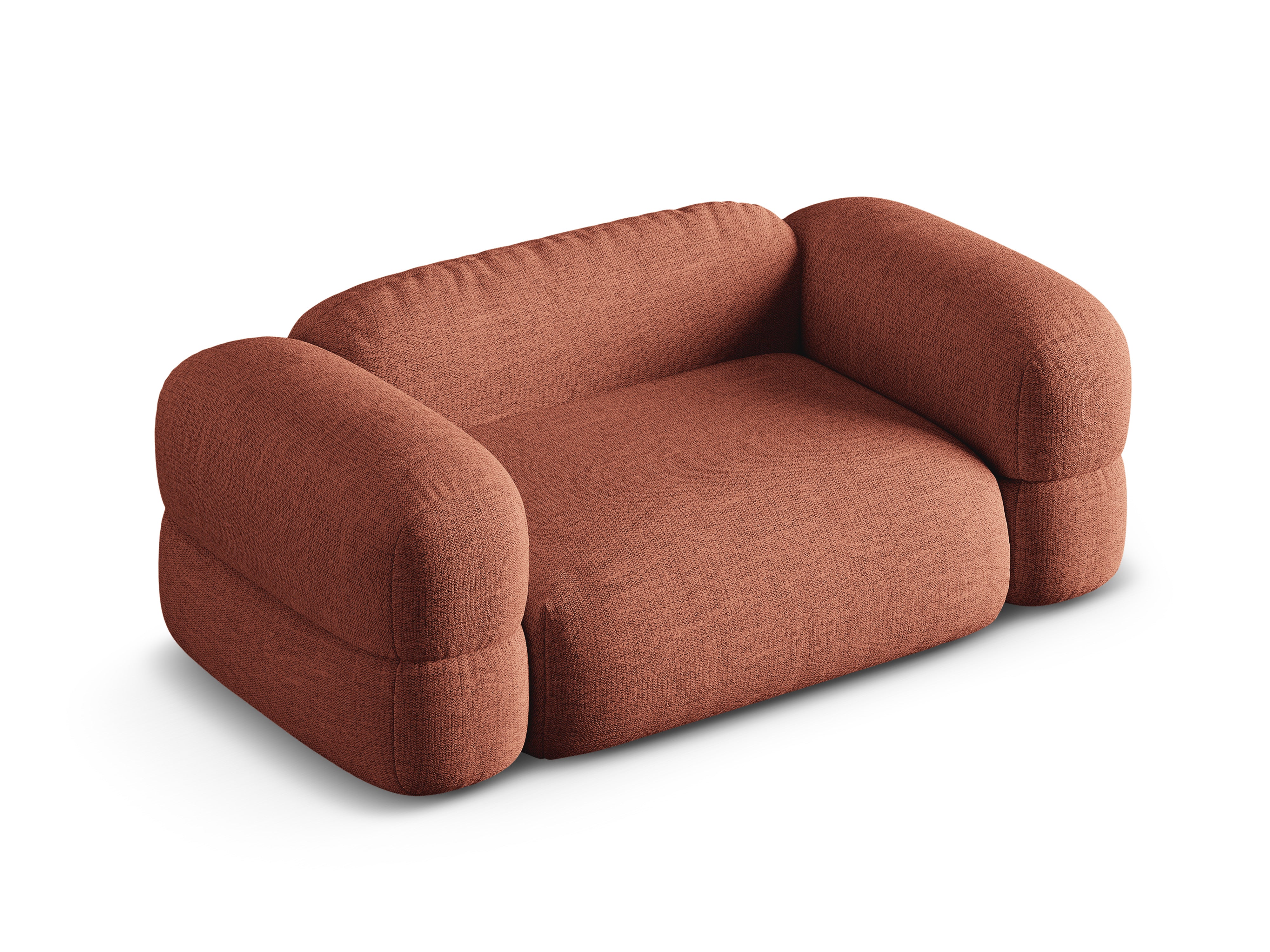 Sofa pre 2 osoby ROGER koralový szenil