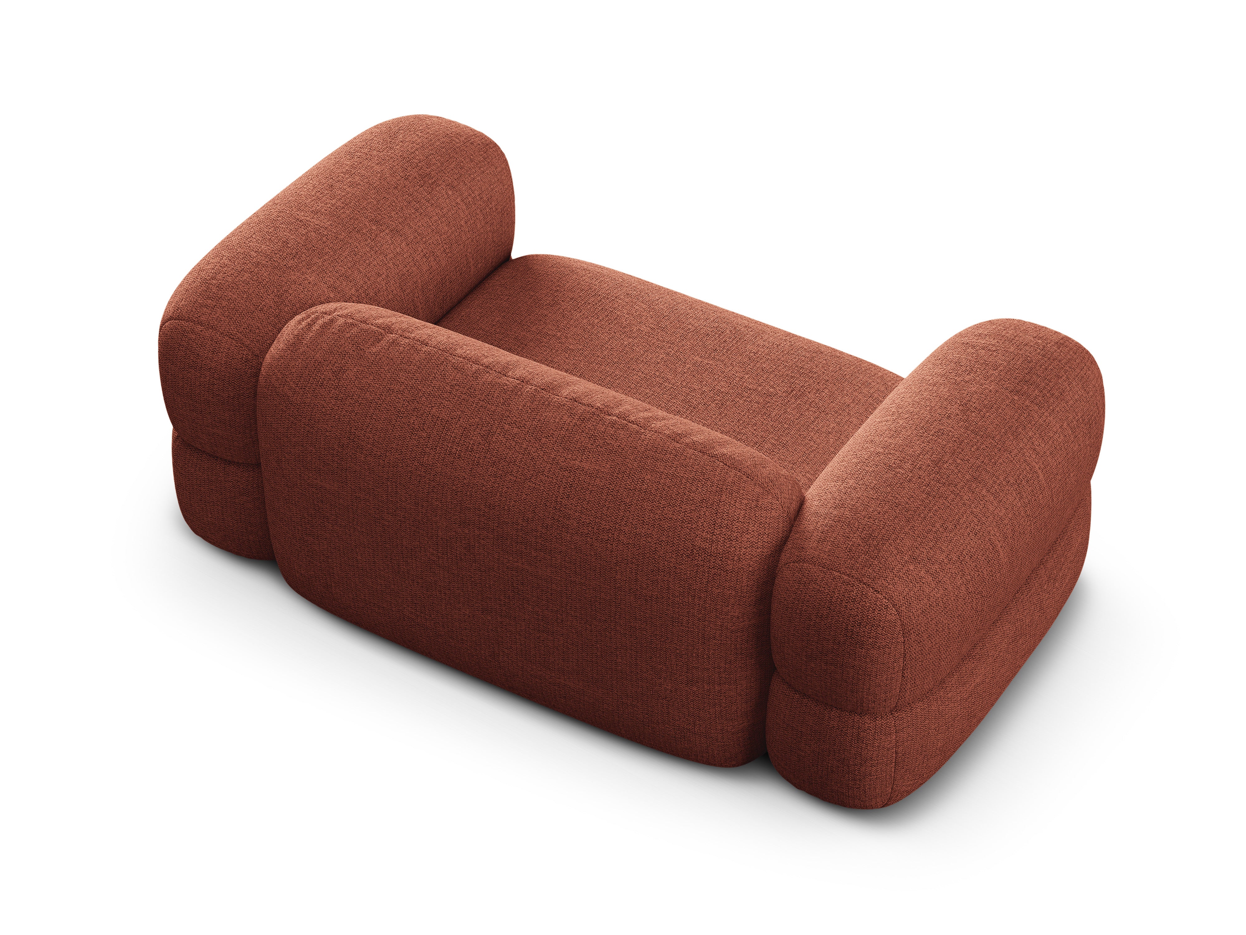 Sofa pre 2 osoby ROGER koralový szenil