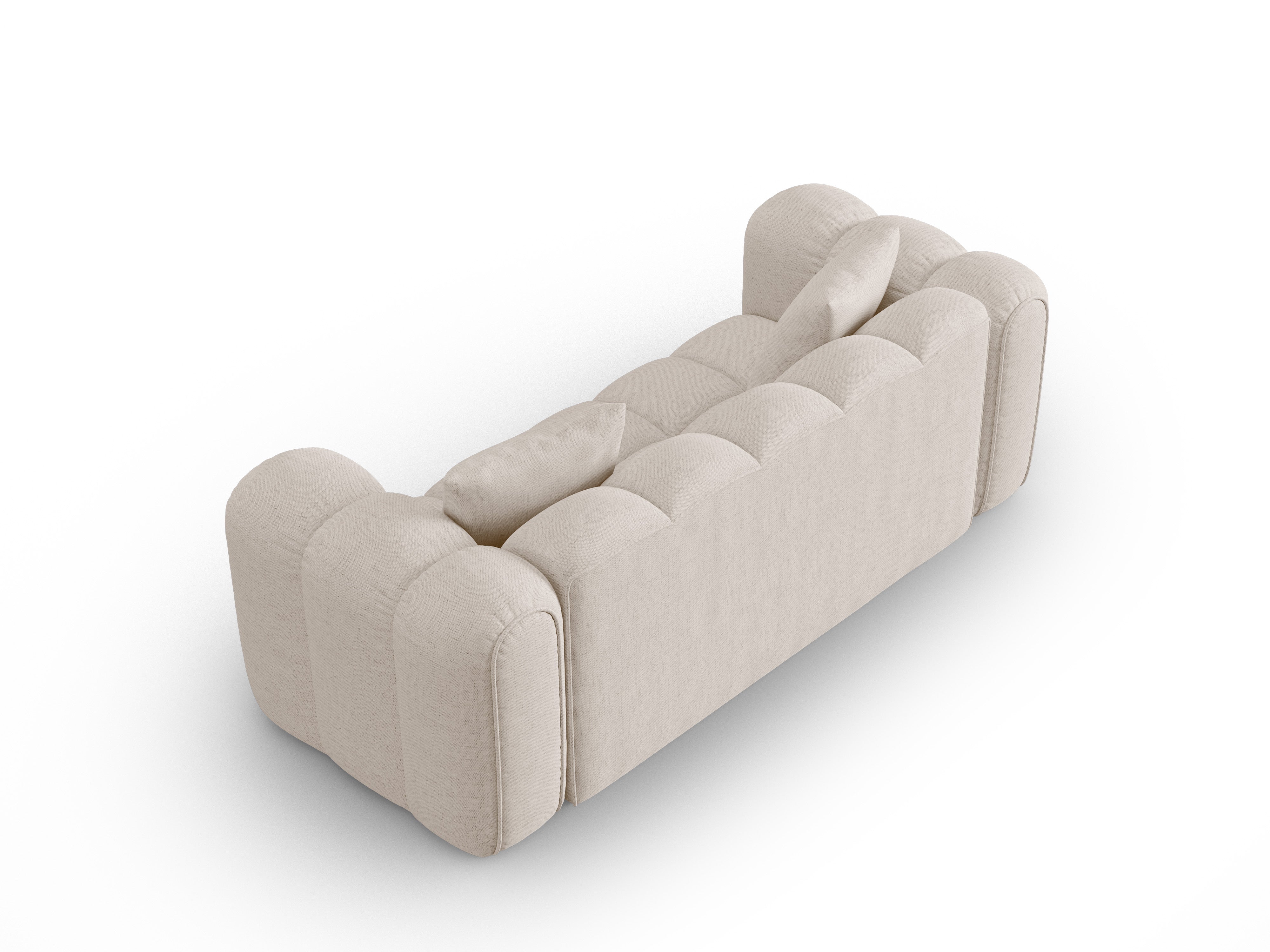 3-seater Sofa ASTRO beige chenille