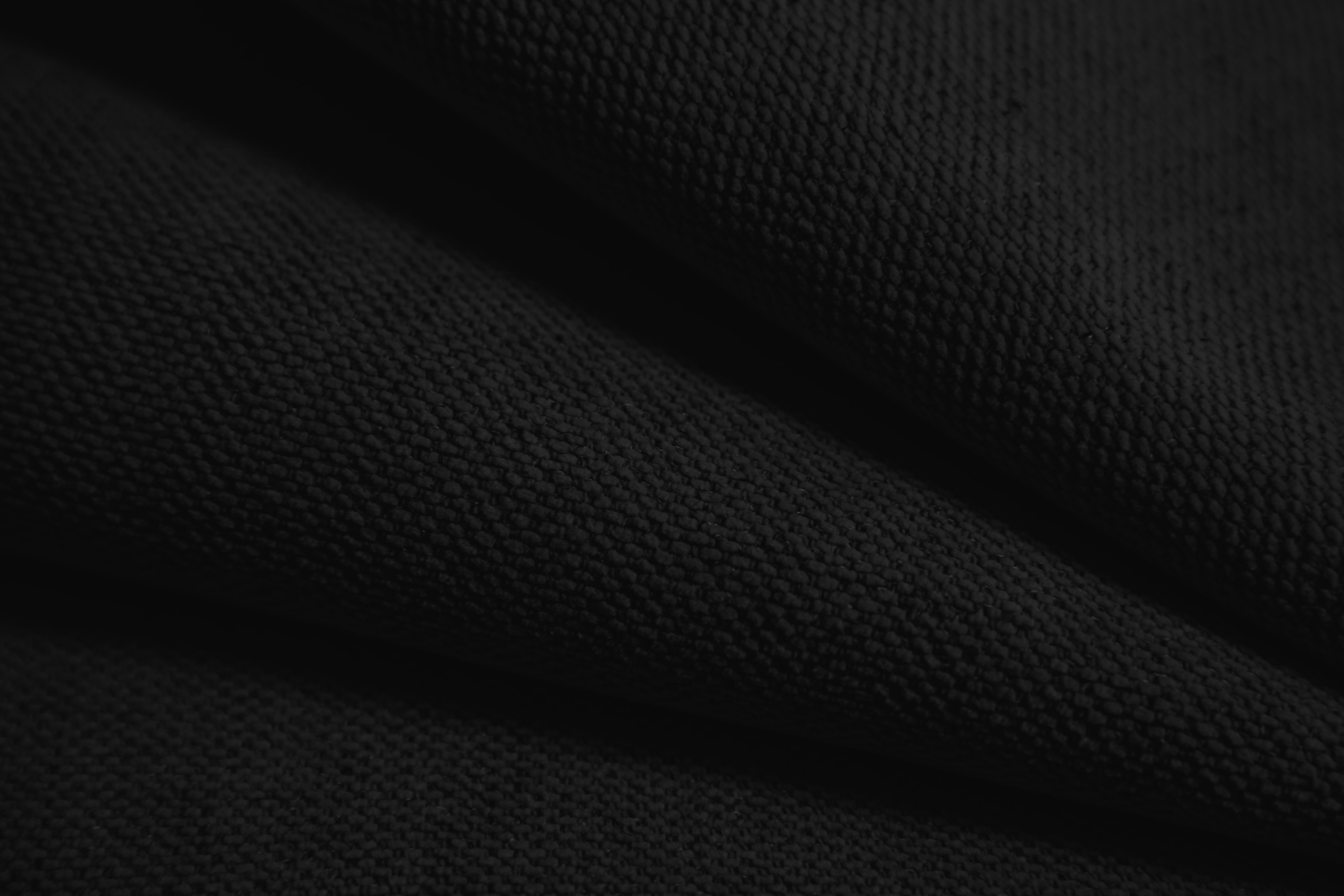 3-seater Sofa ASTRO black chenille