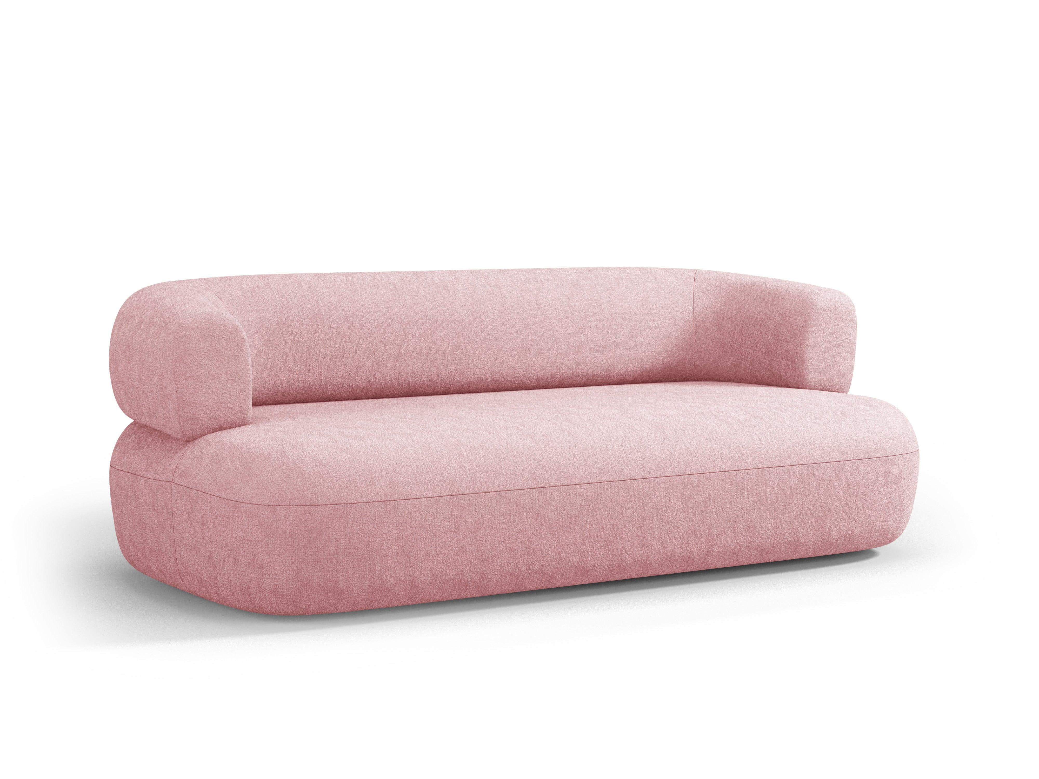 3 seater sofa ALDRIN pink chenille Windsor & Co Eye on Design