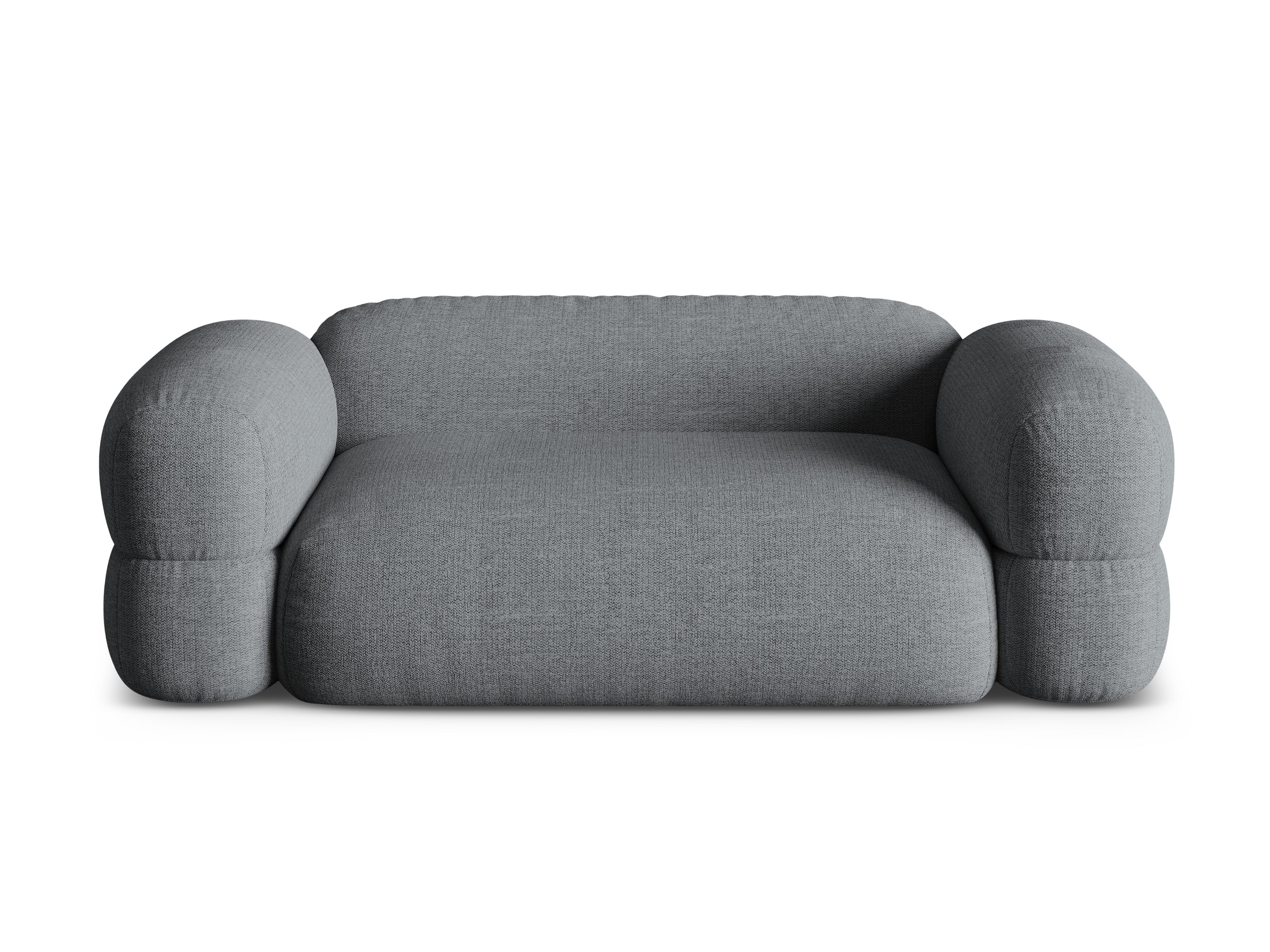 3-seater Sofa ROGER gray chenille