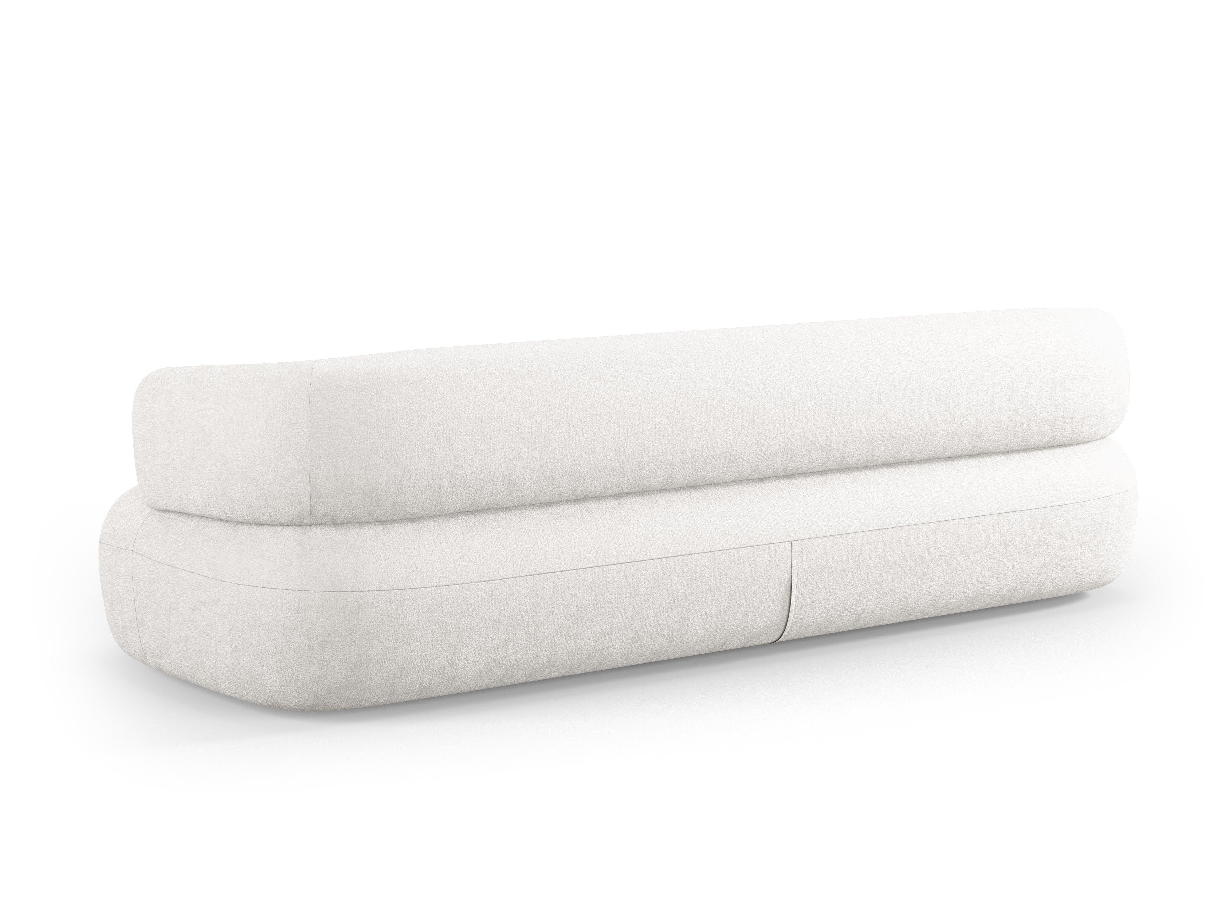 Sofa pre 3,5 osoby ALDRIN svetlo béžový šenil