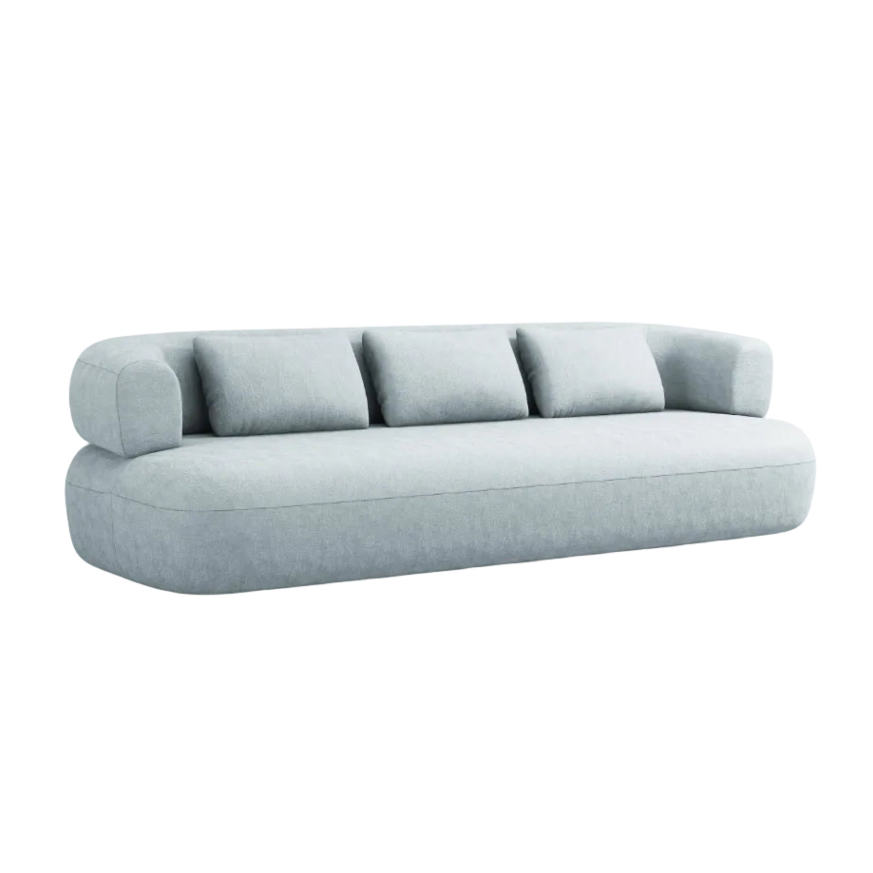 Sofa 3,5-miestna ALDRIN v modrom szenile