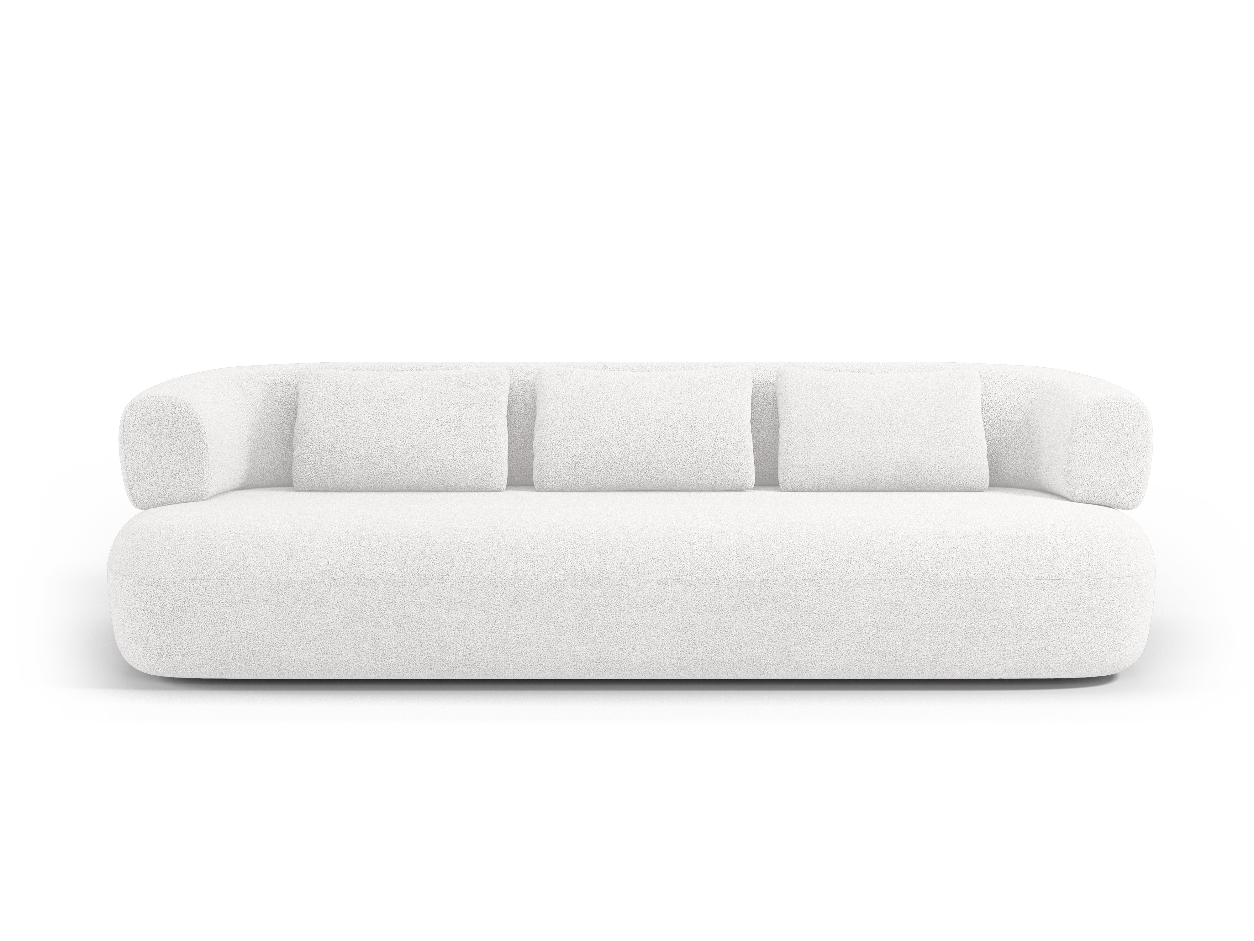 Sofa 3,5-miestna ALDRIN biela boucle