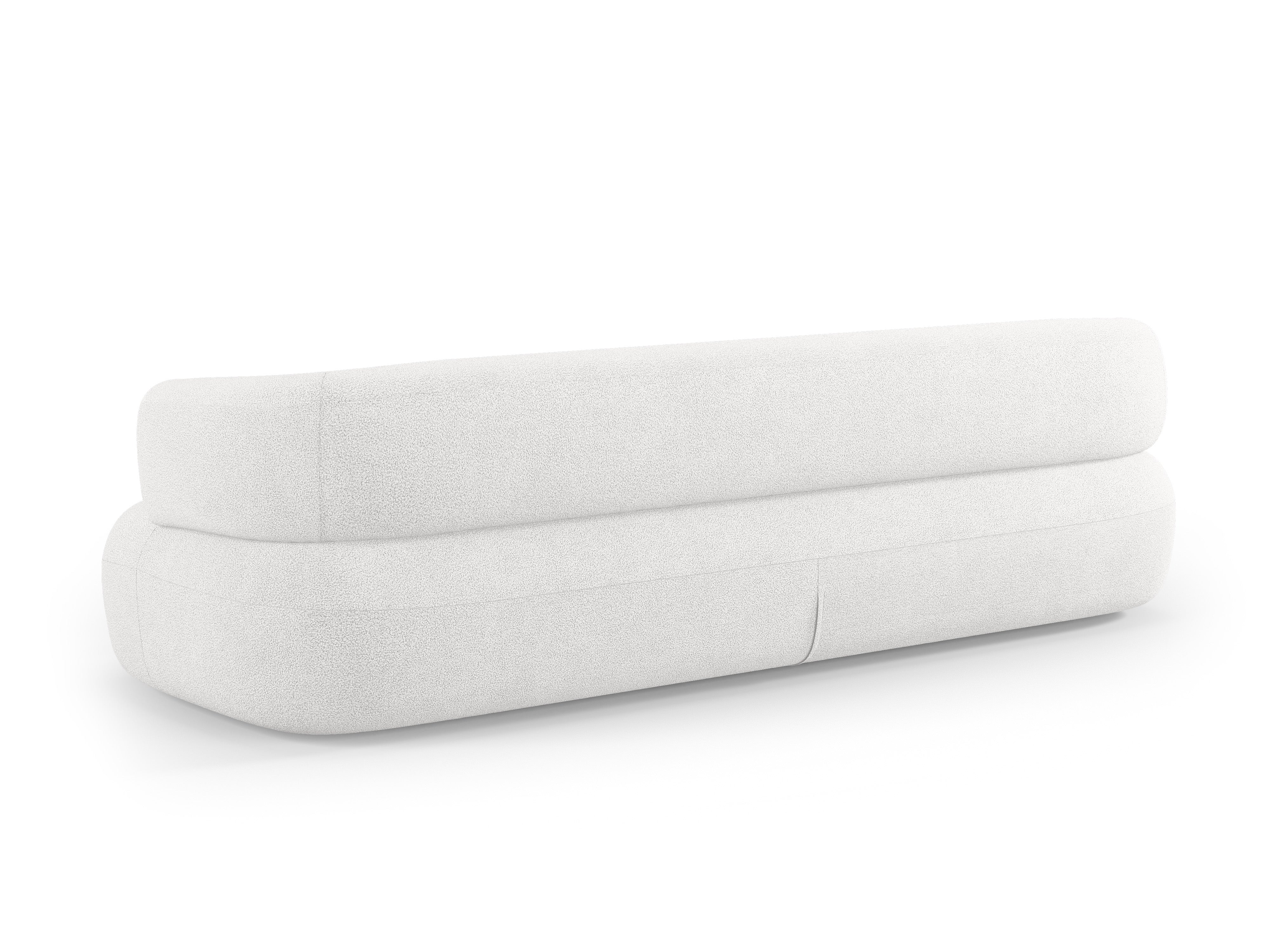 Sofa 3,5-miestna ALDRIN biela boucle