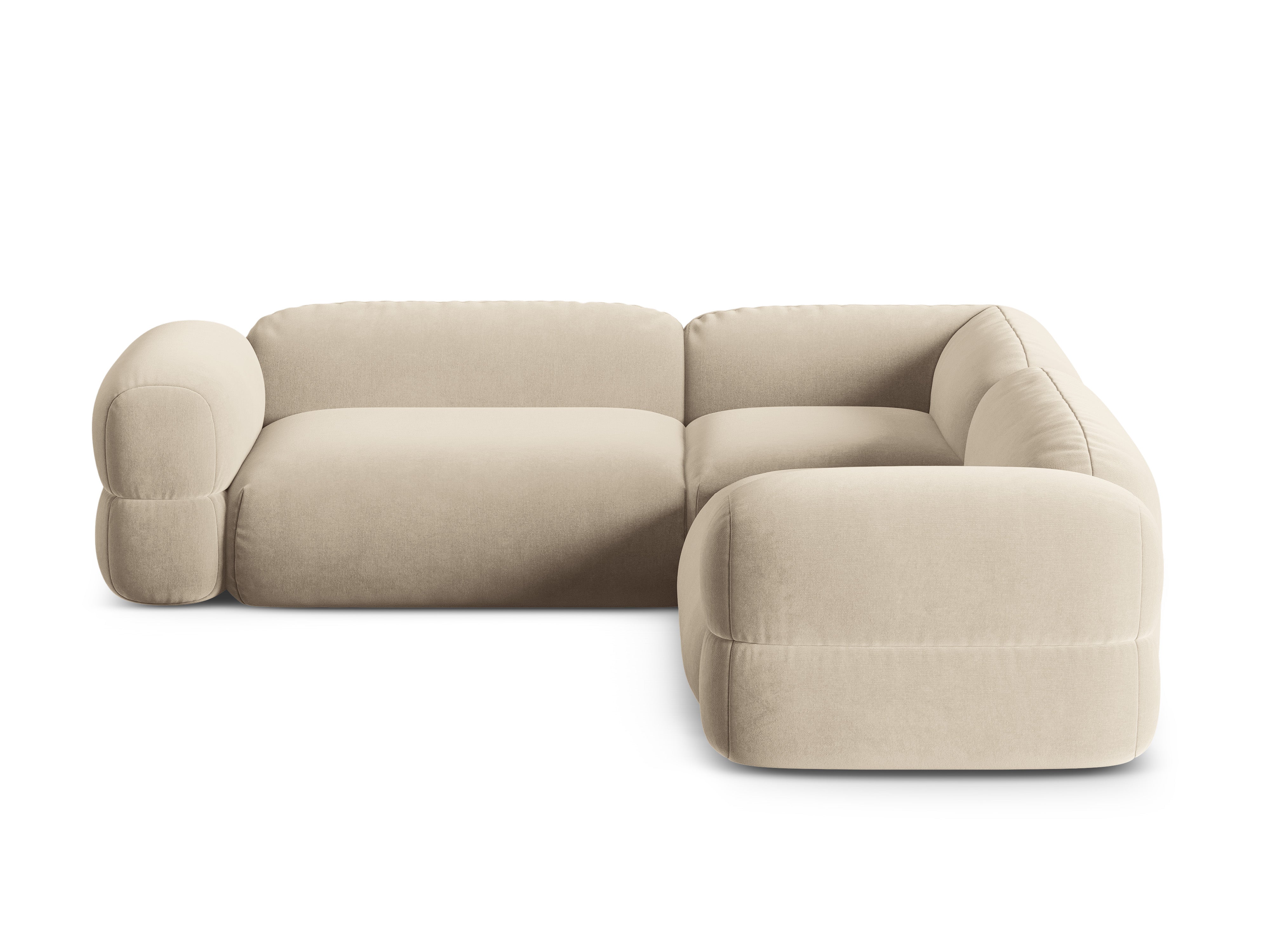 Symetrický rohový gauč ROGER svetlo béžový