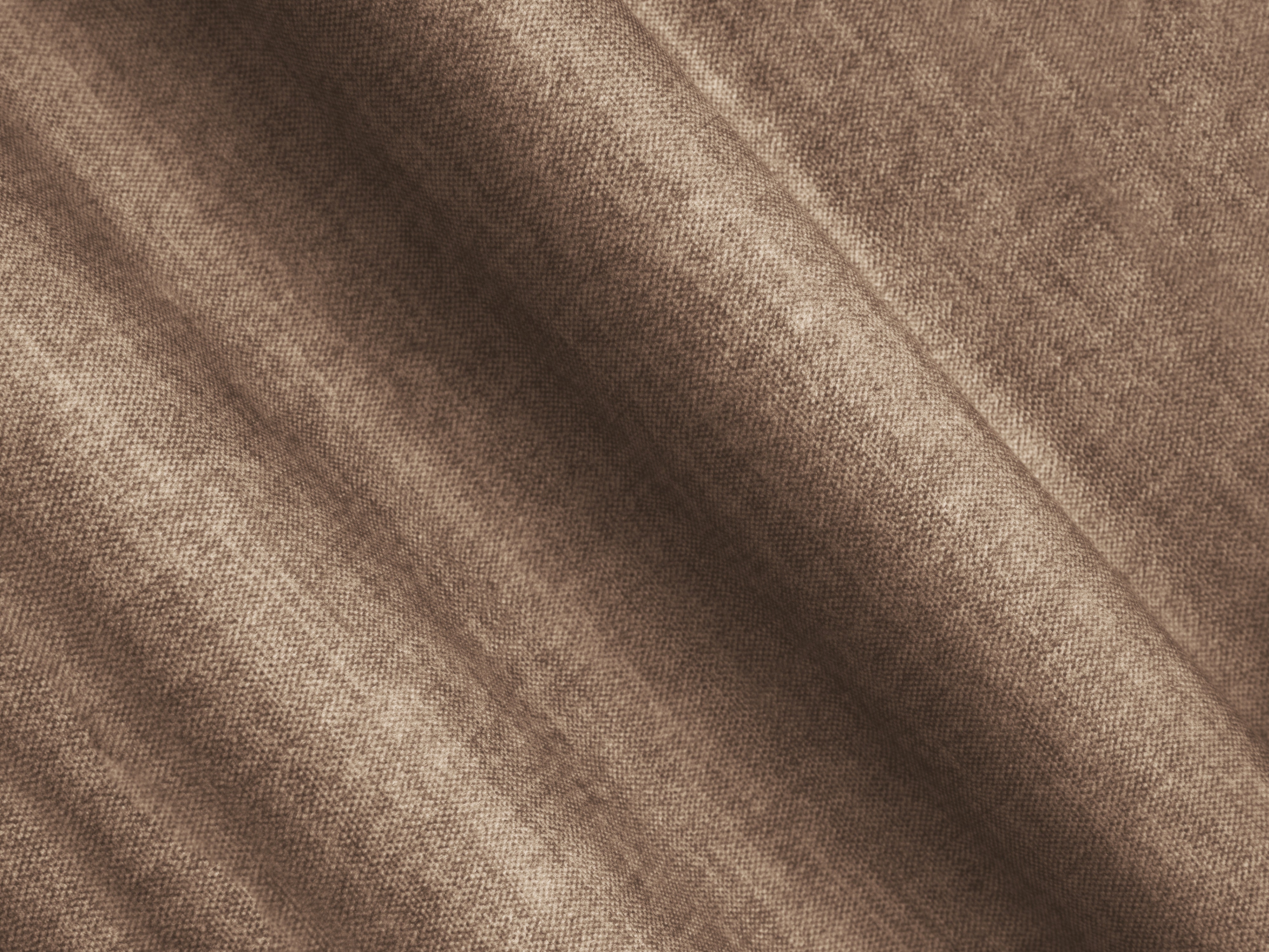 Symetrický rohový gauč z aksamitného materiálu ROGER tmavobežový