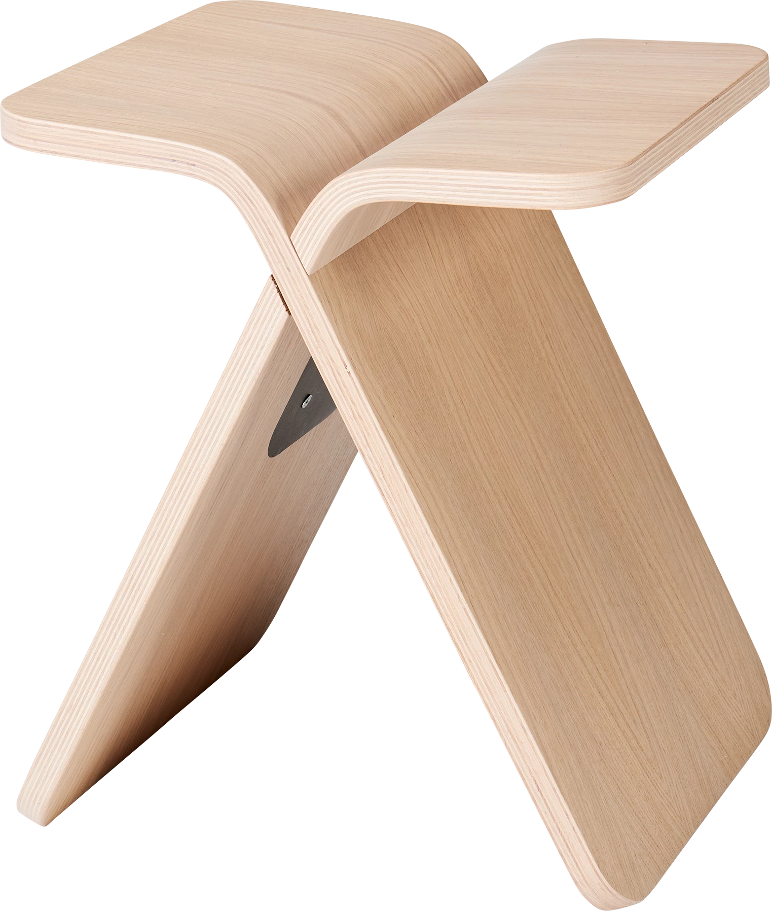 Bočný stolík X-STOOL bielený dubový dyha