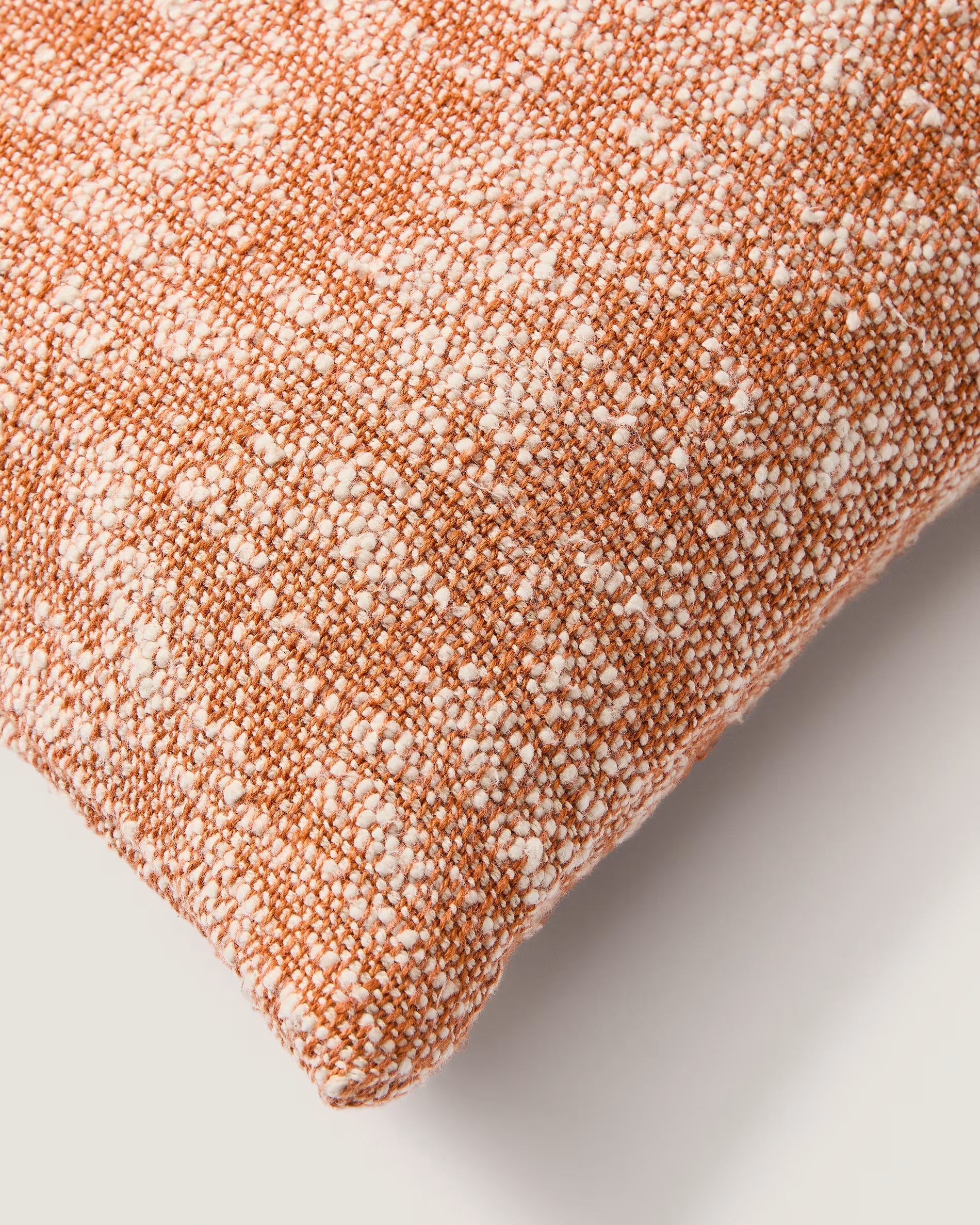 MEVINA cushion cover orange with beige