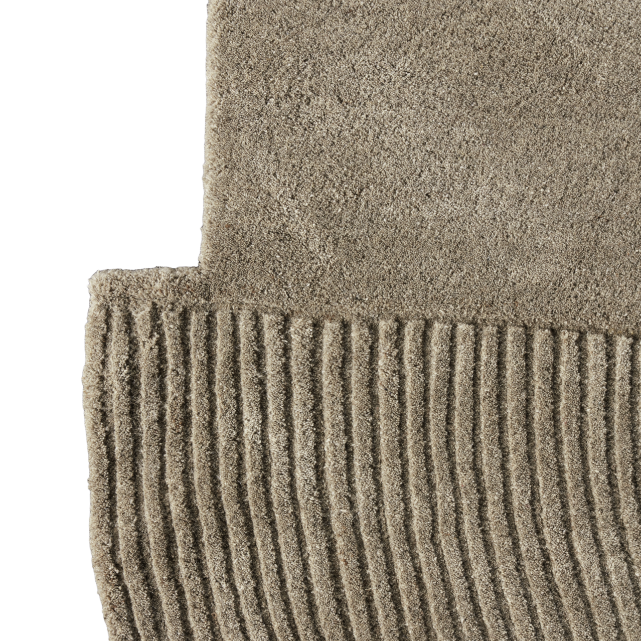 ZEN SPLIT brown round rug