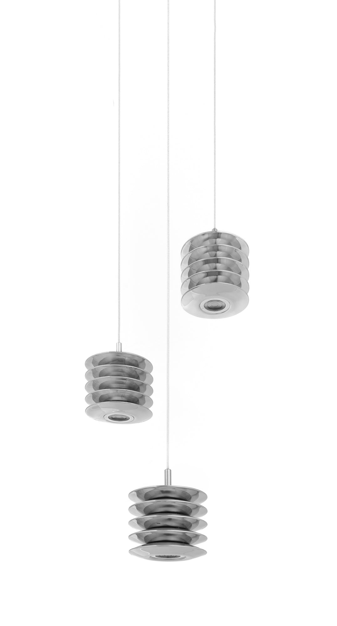 HARMONICA inox pendant lamp set
