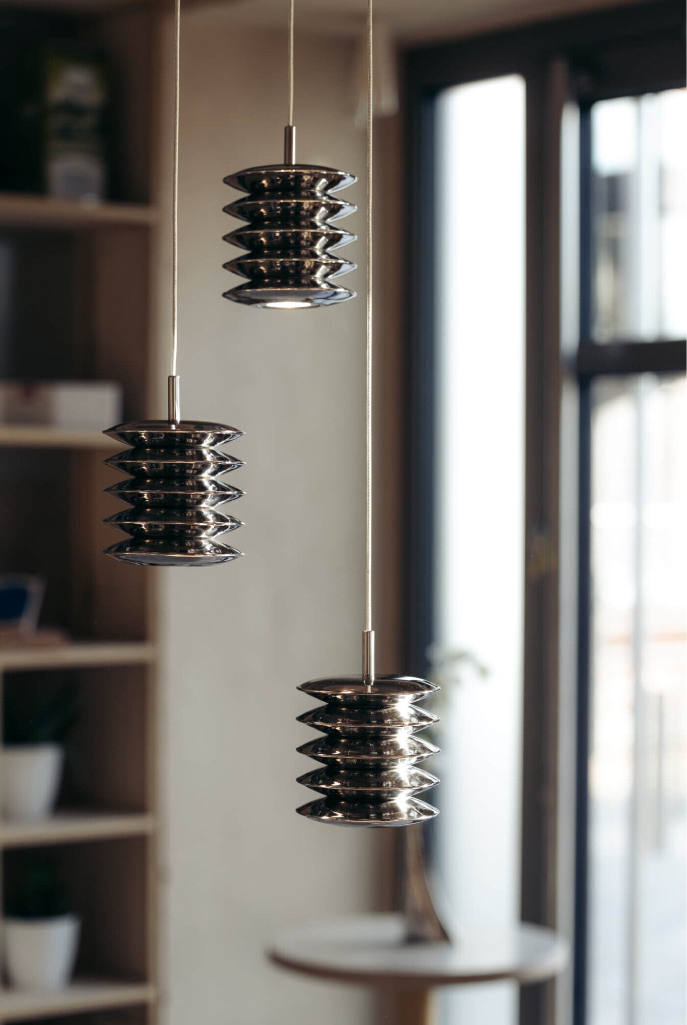 HARMONICA inox pendant lamp set