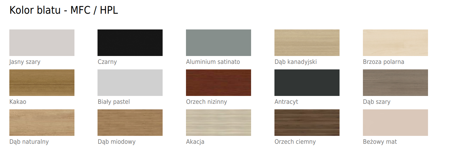 Bočný stolík HAKO melamínová doska