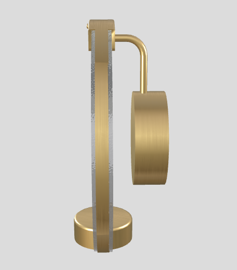 HORO A Wall Lamp in Brushed Brass