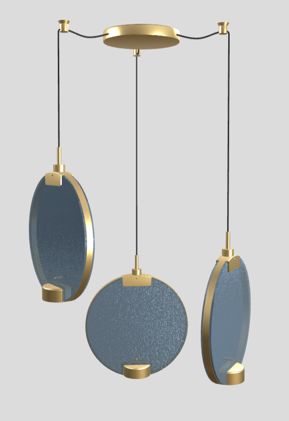 Personalizovaná závesná lampa HORO S3