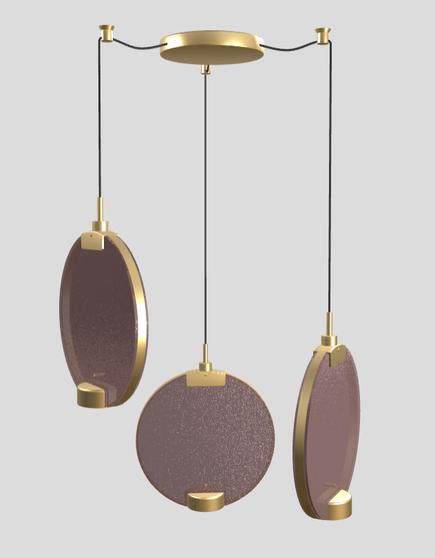 Personalizovaná závesná lampa HORO S3