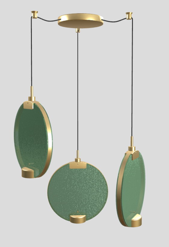 Personalizovaná závesná lampa HORO S3