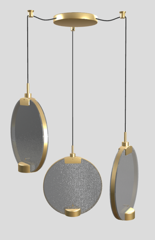 Personalizovaná závesná lampa HORO S3