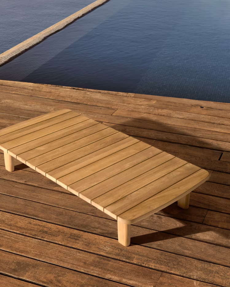 Kávový stolík TIRANT z masívneho teakového dreva