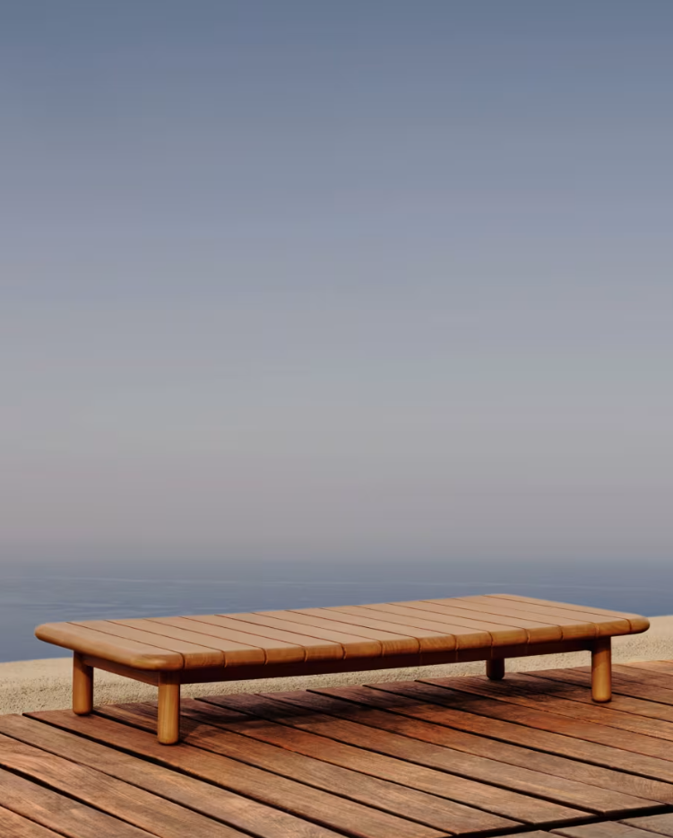 Kávový stolík TIRANT z masívneho teakového dreva