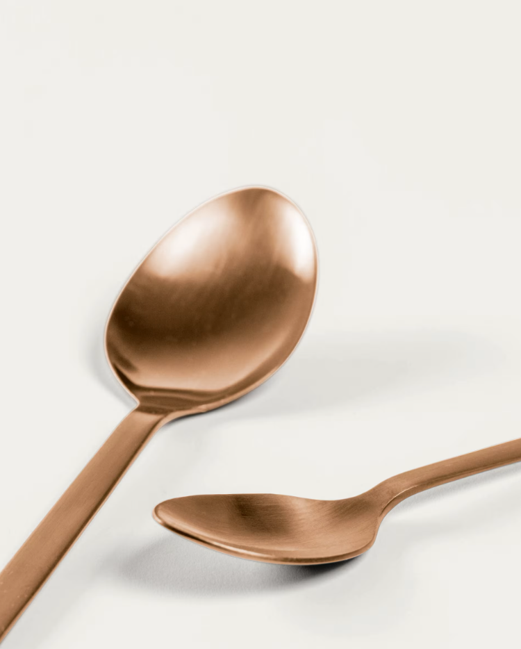 Súprava príbora KELDA medená