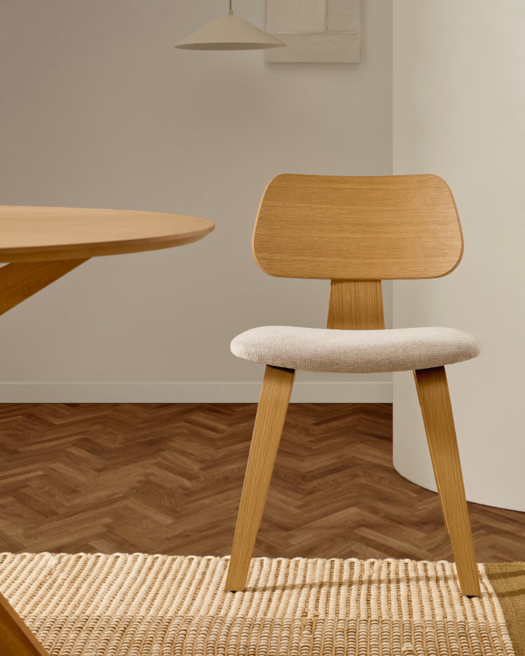 Čalúnená stolička GENA dubová dyha