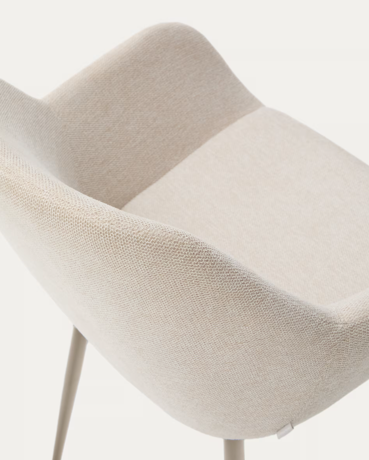 Beige horse chair with a beige base