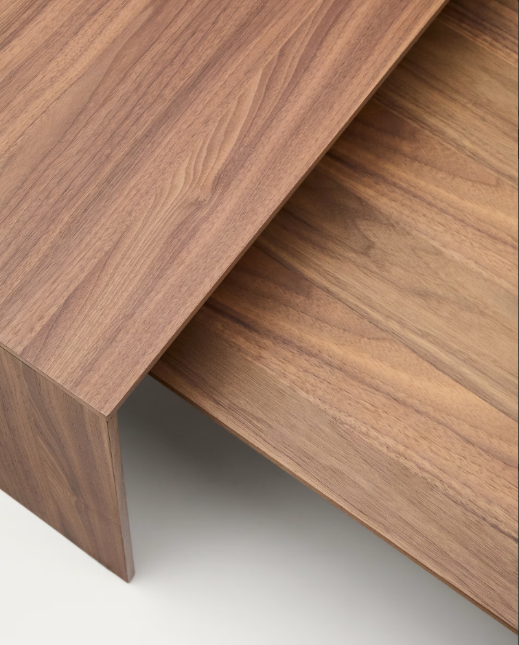 Kávový stolík LITTO orechový dyha