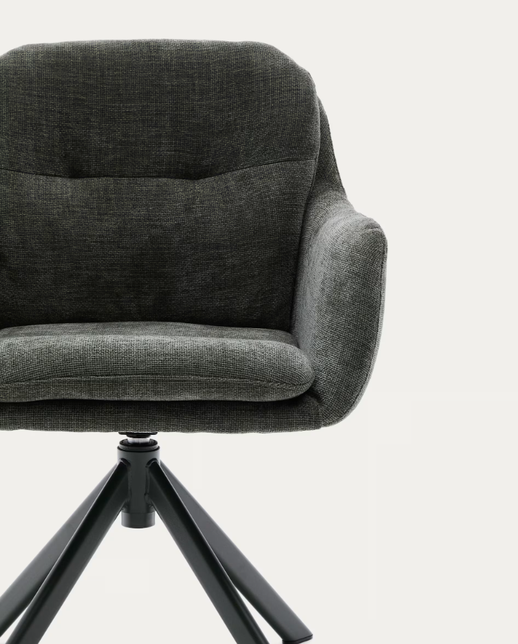 Krzesło obrotowe LEXA zielony szenil