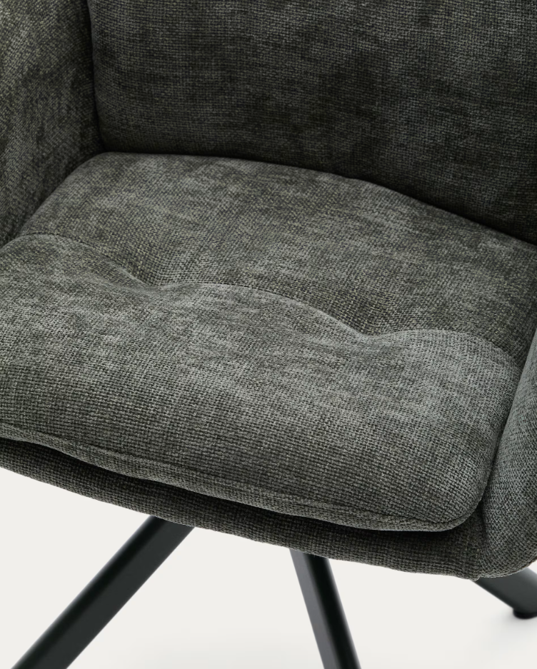 Krzesło obrotowe LEXA zielony szenil