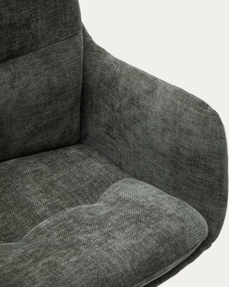 Krzesło obrotowe LEXA zielony szenil