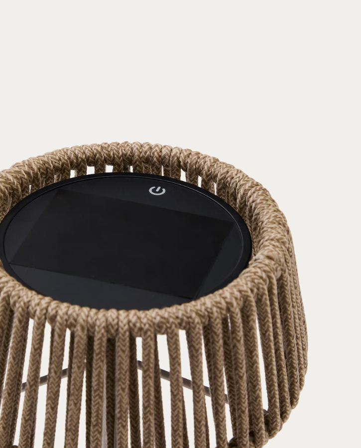 Prenosná lampa ALDET hnedo-sivá šnúra