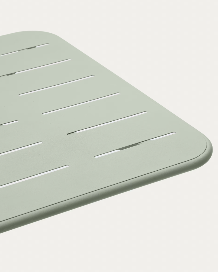 Záhradný stolík BRAI olivová oceľ