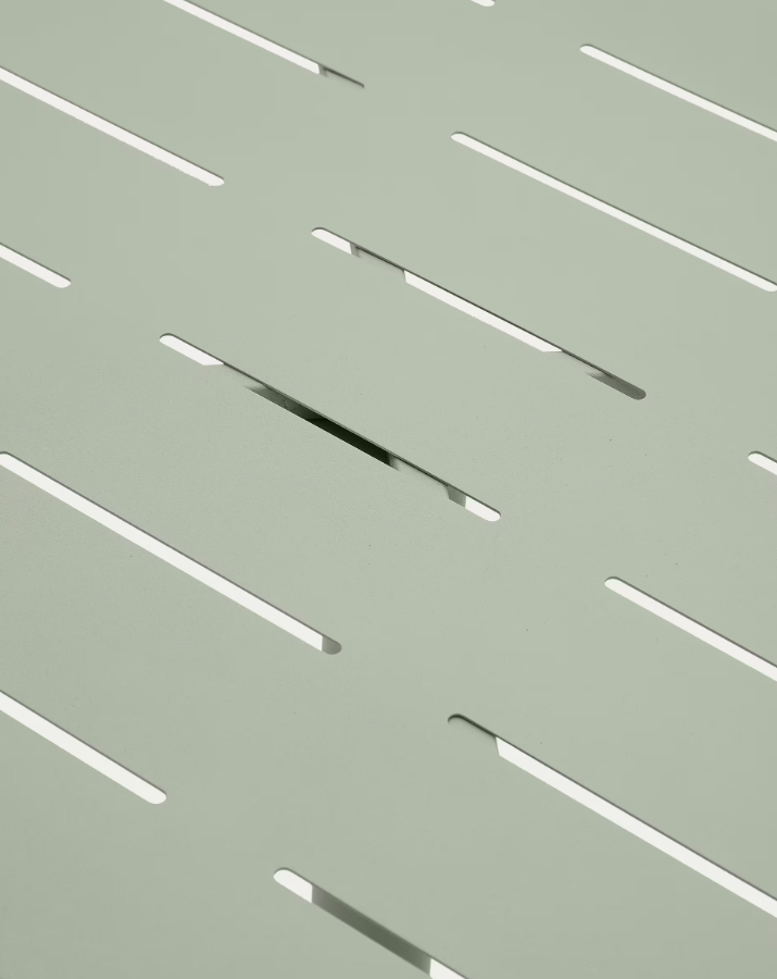 Záhradný stolík BRAI olivová oceľ