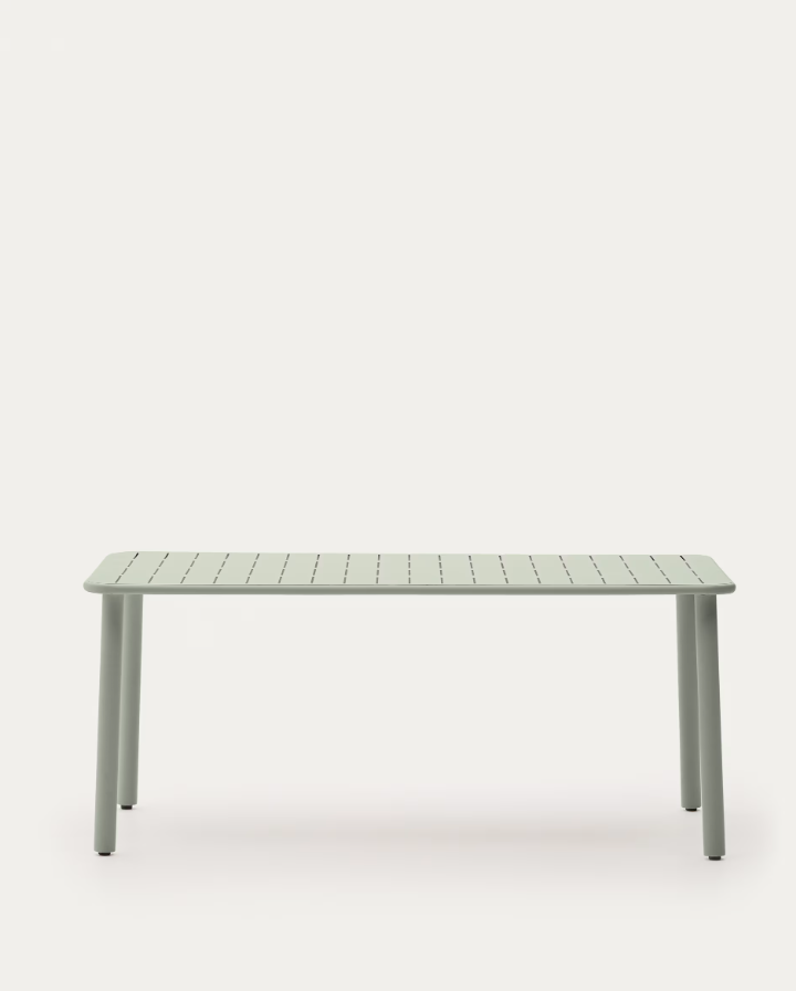 BRAI turquoise steel garden table