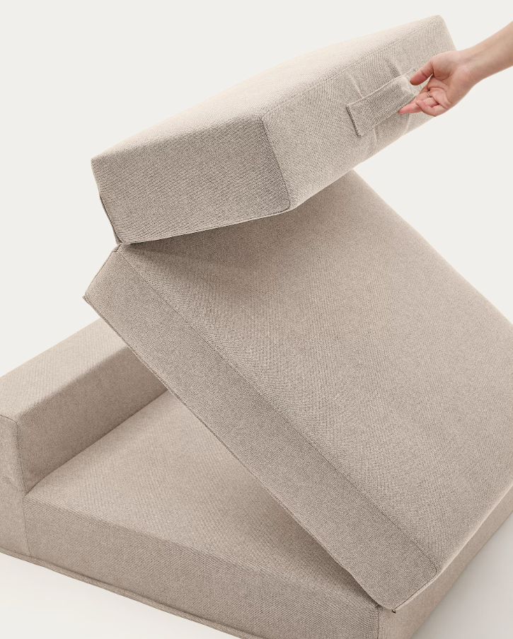 Puf rozkladací ARTY béžový