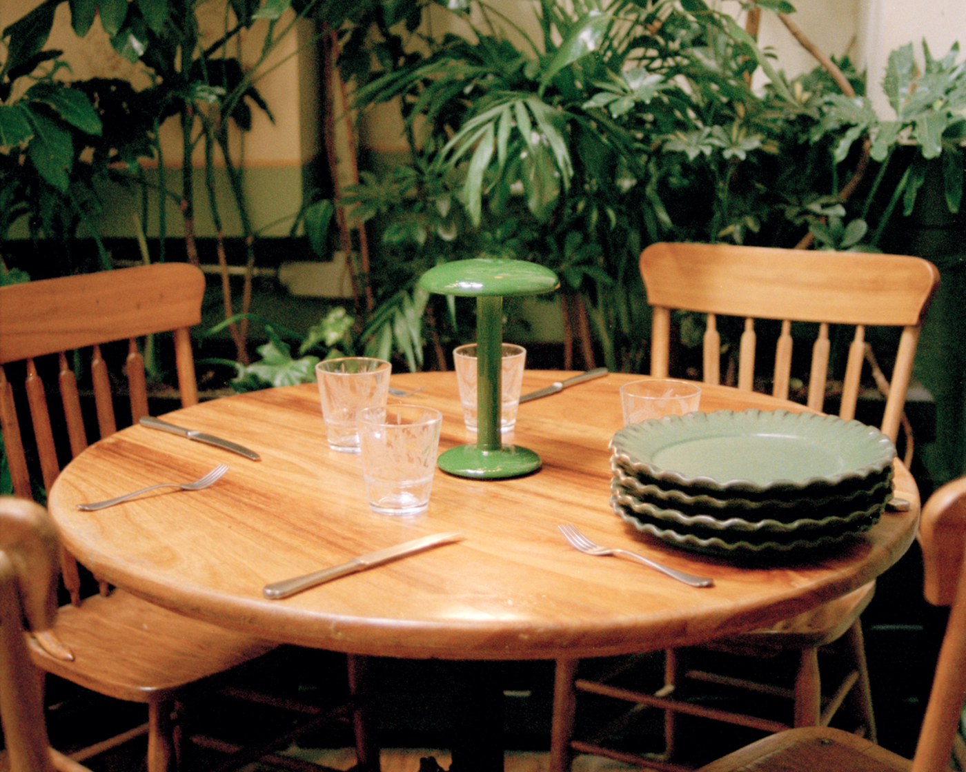 Prenosná lampa GUSTAVE RESIDENTIAL zelená