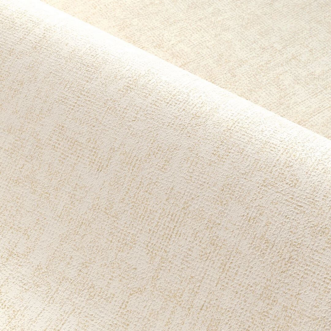 Structural wallpaper resembling linen TENERE - WHITE/GOLD white with gold