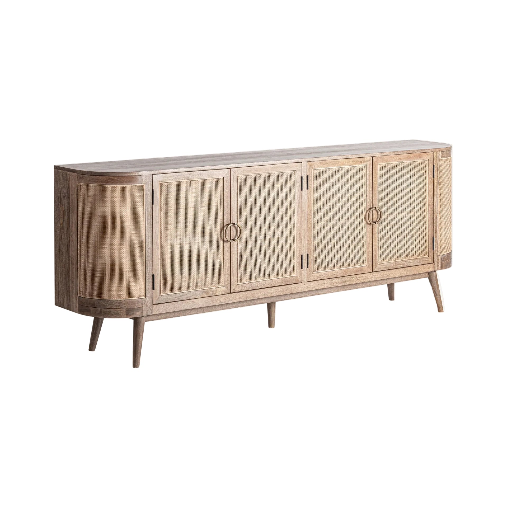 3-Door BECKLEY Chest of Drawers Mango Wood