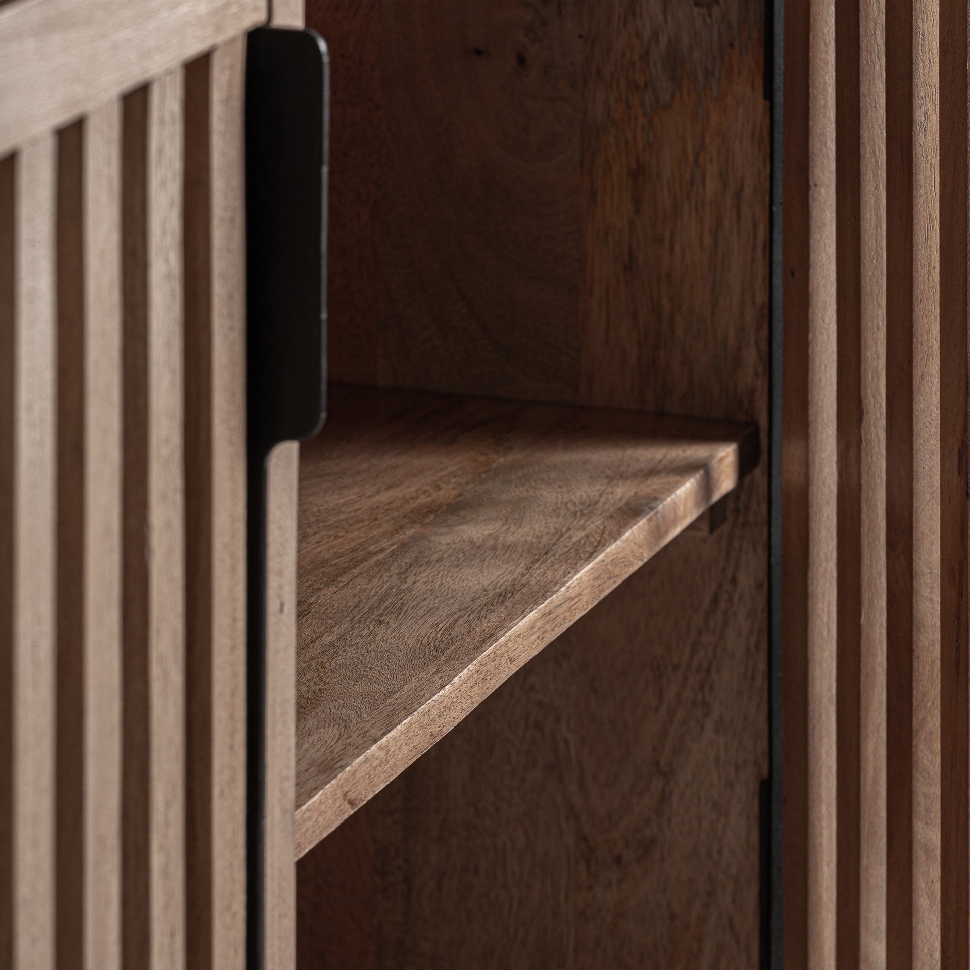 KALEH Mango Wood Chest of Drawers with Marble Top