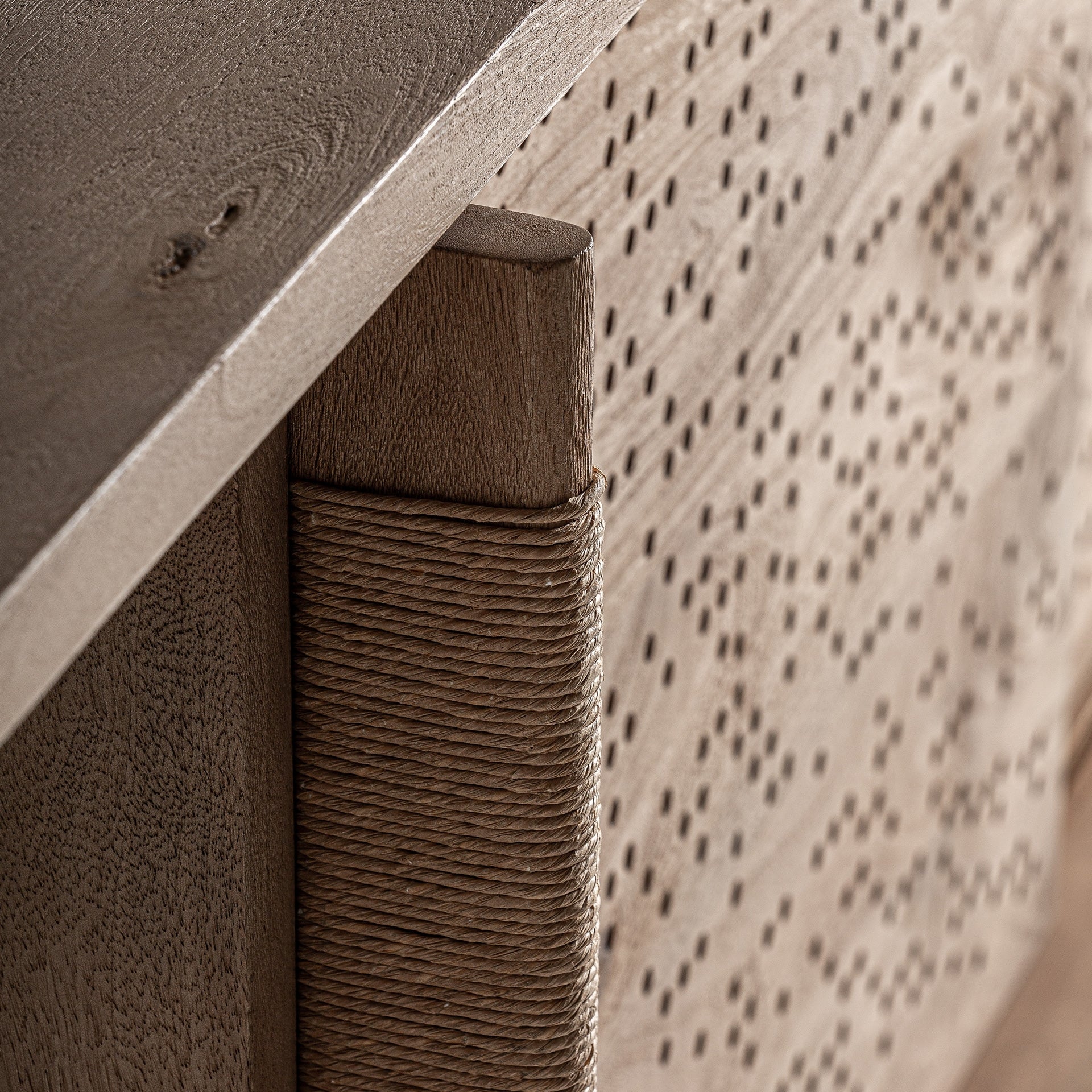 JACQUARD Chest of Drawers Mango Wood